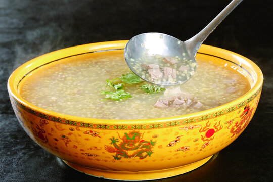 小米羊肉粥