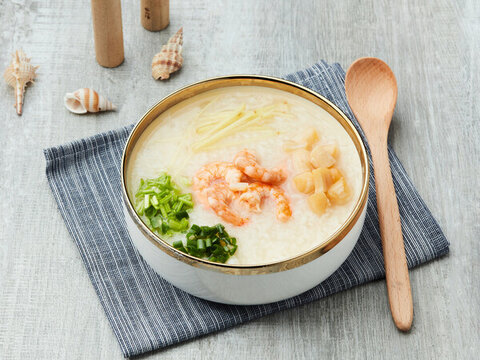 蝦仁瑤柱粥