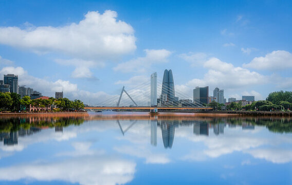 寧波三江口全景
