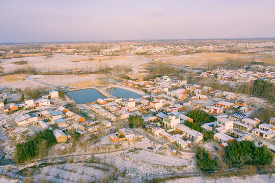 鄉(xiāng)村雪景