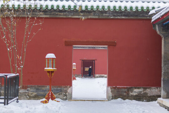 天壇雪景