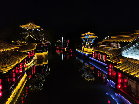 運(yùn)河夜景燈光秀