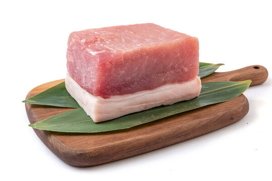 一塊生鮮豬肉