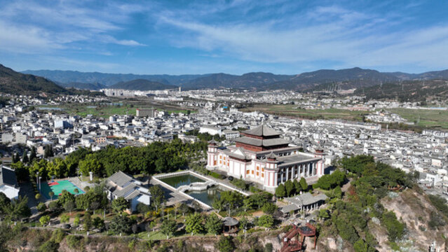 航拍永平古鎮(zhèn)