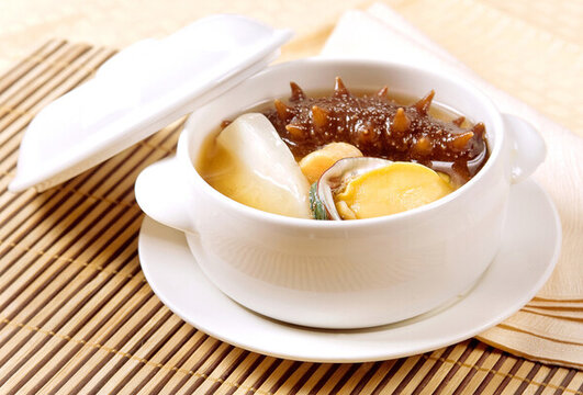 松茸遼參燉鮮鮑