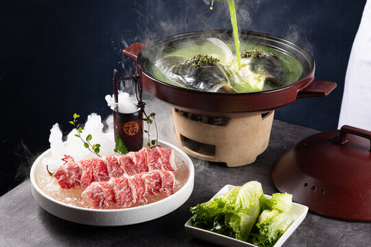 雪花牛肉魚頭
