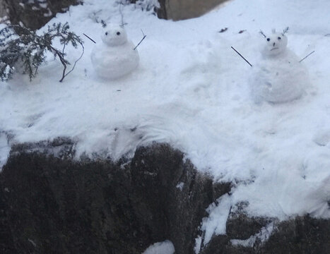 兩個小雪人