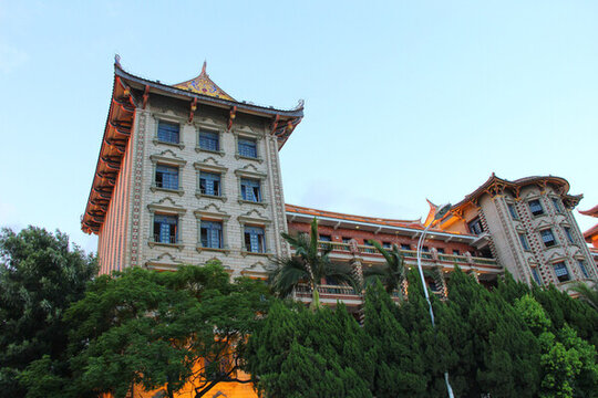廈門集美嘉庚學村校園建筑風景