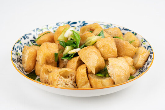 油豆腐蒜苗