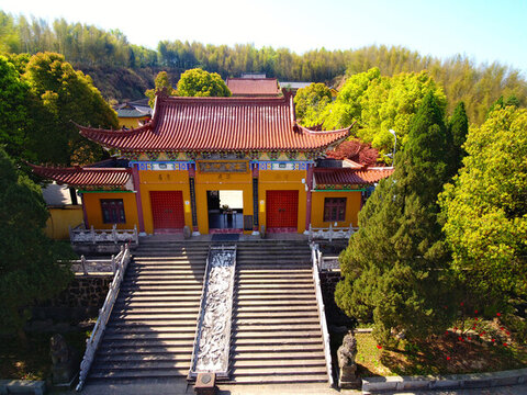 航拍寧國惠云禪寺