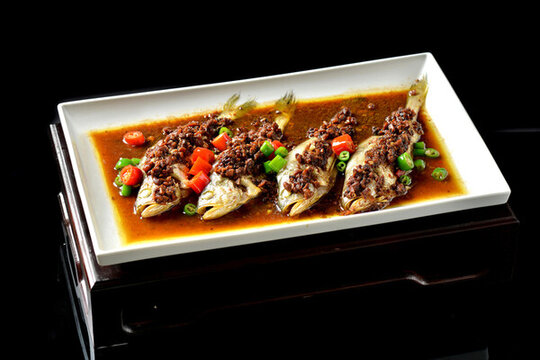 豆豉蒸小黃魚