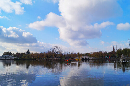 大觀樓湖景