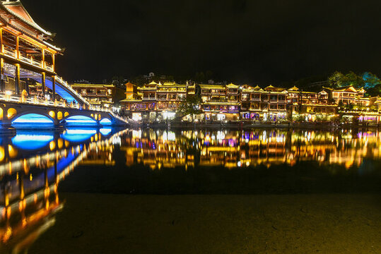 鳳凰古城夜景