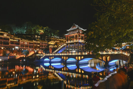 鳳凰古城夜景