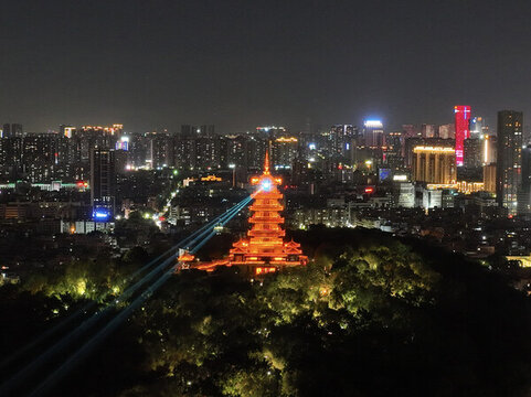 南海展旗樓夜景