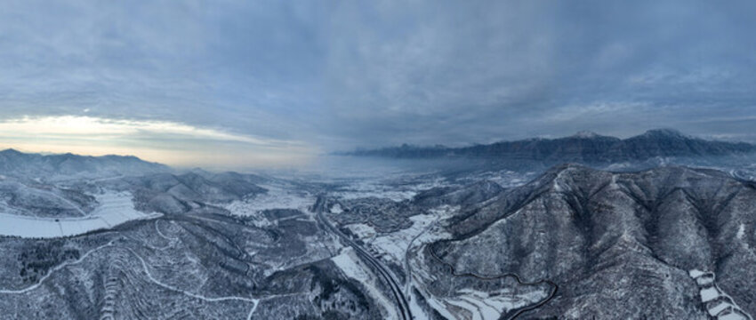 太行山雪霧