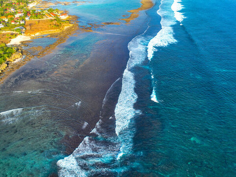 巴厘島海島風光航拍