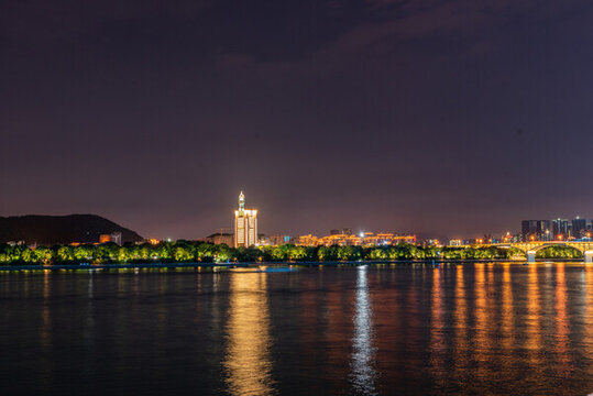 長沙湘江夜景