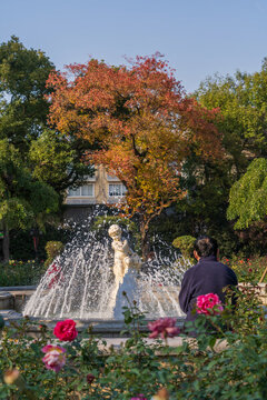 上海復(fù)興公園噴水池