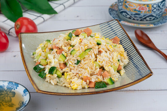 黃瓜火腿蛋炒飯