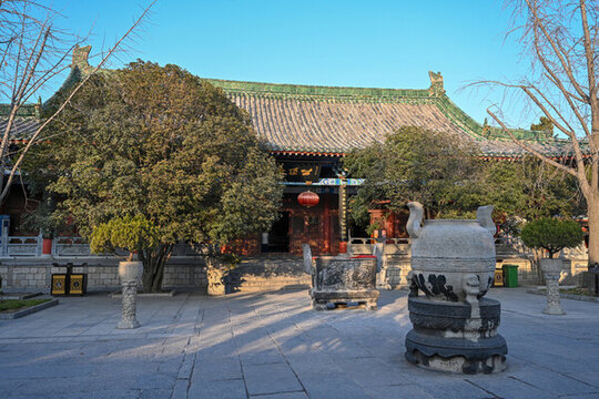 中國開封包公祠包公湖景區(qū)建筑