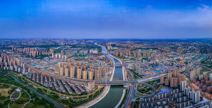 引江濟(jì)淮派河夜景