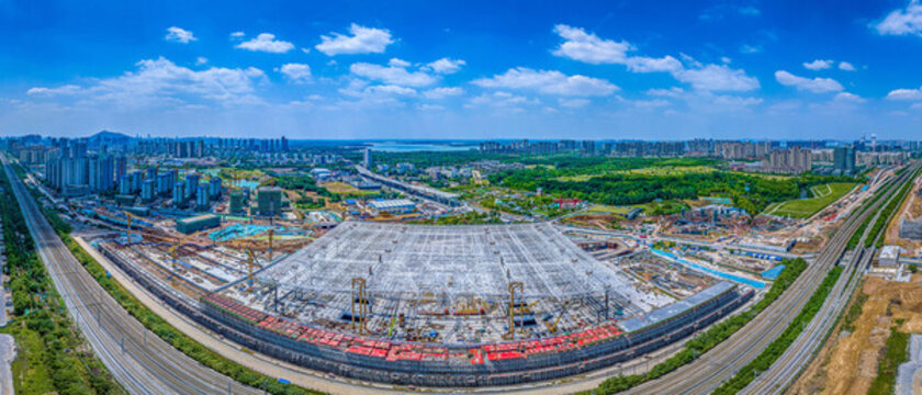建設(shè)中的合肥西站