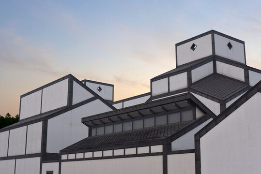 蘇州博物館的建筑局部