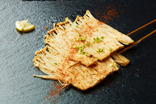 炸金針菇串