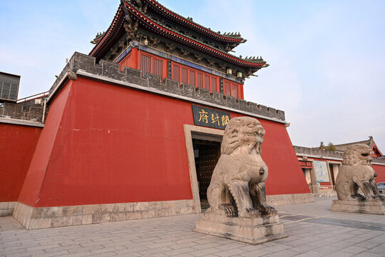 中國開封開封府景區(qū)古建筑