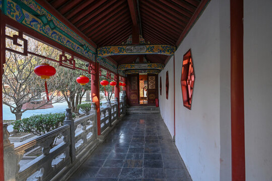 中國開封包公祠包公湖景區(qū)建筑