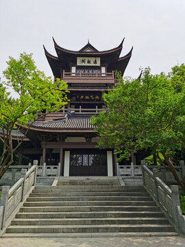 嘉興范蠡湖公園通越閣