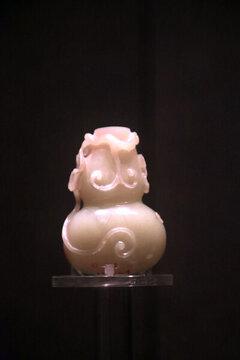 黃玉葫蘆形鼻煙壺