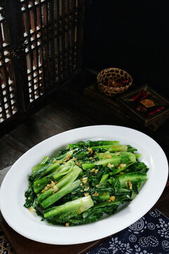 蒜蓉油麥菜