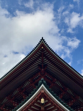 日本古建筑日式古建筑飛檐斗拱