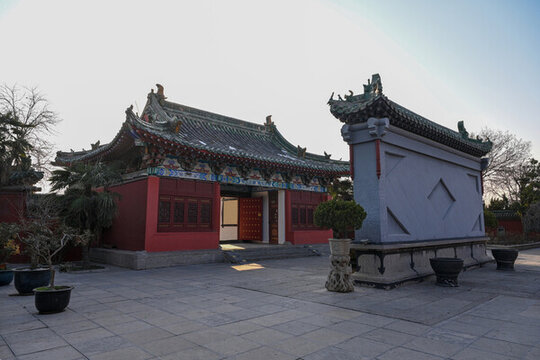 中國開封包公祠包公湖景區(qū)建筑