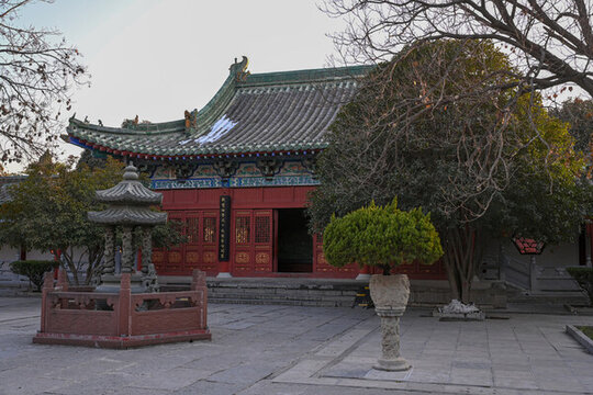 中國開封包公祠包公湖景區(qū)建筑