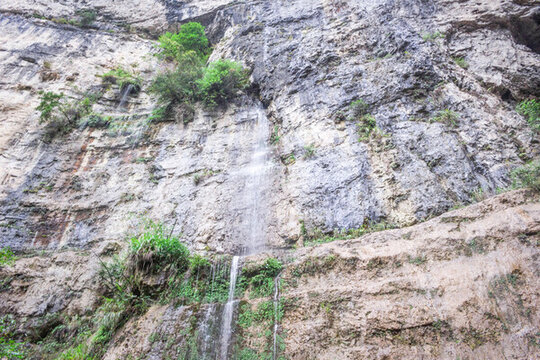 重慶酉陽桃花源景區(qū)山崖景觀