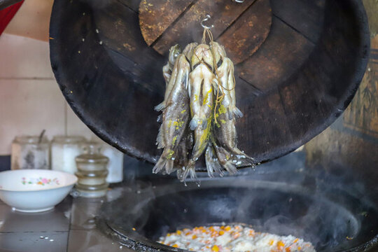 昂刺魚菜飯