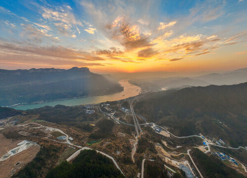 三峽晚霞