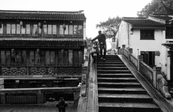 平江路青石橋