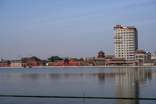中國開封包公湖開封府建筑風(fēng)景