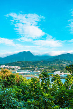 自然風(fēng)光藍(lán)天白云