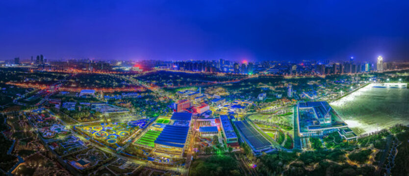 合肥園博園夜景