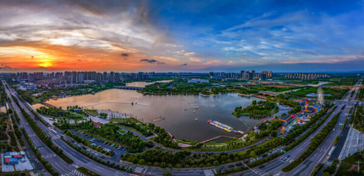 和睦湖夜景