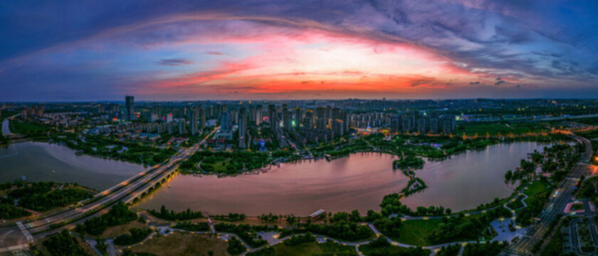 和睦湖夜景