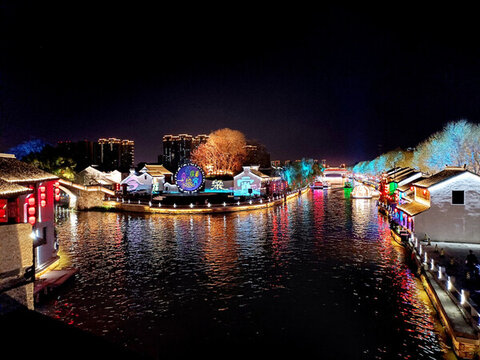 江南水鄉(xiāng)夜景