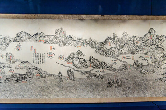 清代大清國(guó)臺(tái)灣府海陸布防全圖