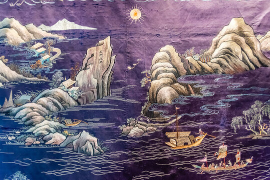 國家海洋博物館清代羊城八景圖