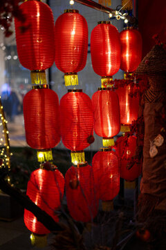 傳統(tǒng)大紅燈籠